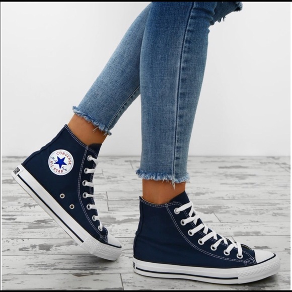 blue high converse
